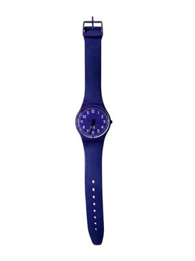 Swatch Unisex Purple Watch with White Numerals